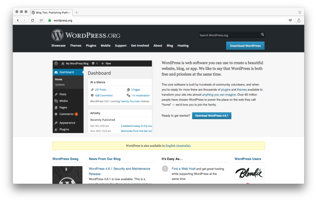 Wordpress.org site